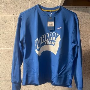 Brooks RUN happy team sweatshirt